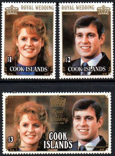 Cook Islands 1986 Royal Wedding Fine Mint