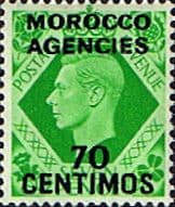 Morocco Agencies Spanish Currency 1937 SG 170 King George VI Fine Mint
