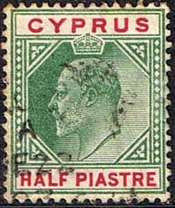 Cyprus 1902 King Edward VII SG 50 Fine Used