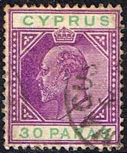 Cyprus 1902 King Edward VII SG 51 Fine Used