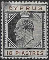 Cyprus 1902 King Edward VII SG 58 Fine Mint