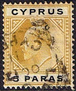 Cyprus 1904 King Edward VII SG 60 Fine Used