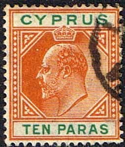Cyprus 1904 King Edward VII SG 61 Fine Used