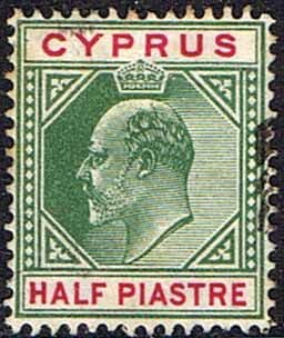 Cyprus 1904 King Edward VII SG 62 Fine Used