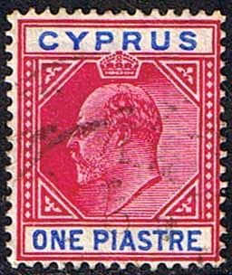 Cyprus 1904 King Edward VII SG 64 Fine Used