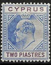 Cyprus 1904 King Edward VII SG 65 Fine Mint
