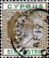 Cyprus 1904 King Edward VII SG 67 Fine Used