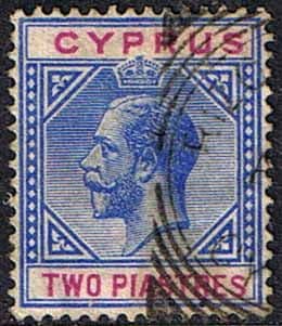 Cyprus 1912 King George V SG 78 Fine Used