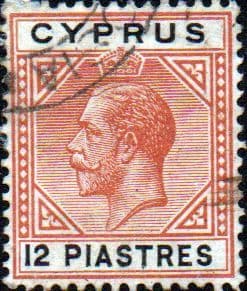 Cyprus 1912 King George V SG 82 Fine Used