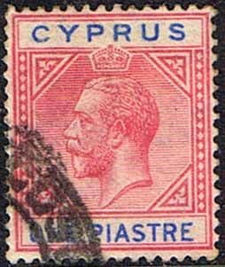 Cyprus 1921 King George V SG 89 Fine Used