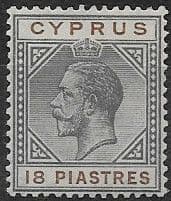 Cyprus 1921 King George V SG 98 Fine Mint