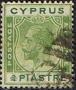 Cyprus 1924 King George V SG 105 Fine Used