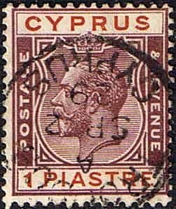 Cyprus 1924 King George V SG 106 Fine Used