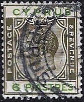 Cyprus 1924 King George V SG 112 Fine Used