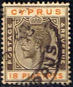 Cyprus 1924 King George V SG 115 Fine Used