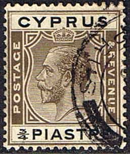 Cyprus 1925 King George V SG 119 Fine Used
