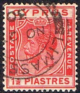 Cyprus 1925 King George V SG 120 Fine Used