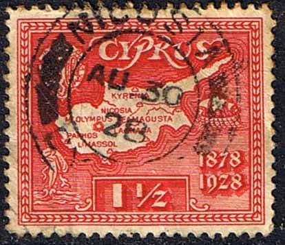 Cyprus 1928 King George V SG 125 Fine Used