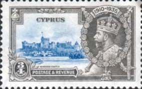 Cyprus 1935 King George V Royal Silver Jubilee SG 144 Fine Mint