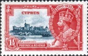 Cyprus 1935 King George V Royal Silver Jubilee SG 145 Fine Mint