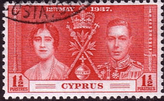 Cyprus 1937 King George VI Coronation SG 149 Fine Used