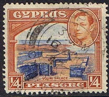 Cyprus 1938 SG 151 Ruins of Vouni Palace Fine Used