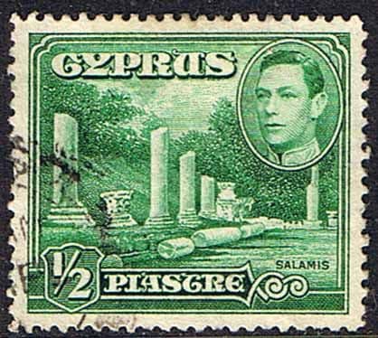 Cyprus 1938 SG 152 Salamis Small Marble Forum Fine Used