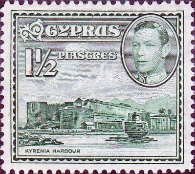 Cyprus 1938 SG 155ab Kyrenia Harbour Fine Mint
