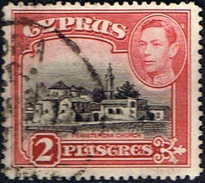Cyprus 1938 SG 155c Peristerona Church Fine Used