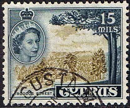 Cyprus 1955 New Currency SG 177 Fine Used