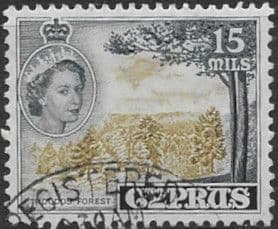 Cyprus 1955 New Currency SG 177aa Fine Used