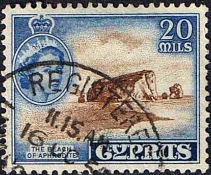 Cyprus 1955 New Currency SG 178 Fine Used