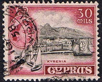 Cyprus 1955 New Currency SG 180 Fine Used