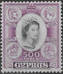 Cyprus 1955 New Currency SG 186 Fine Mint