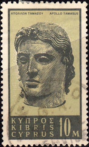 Cyprus 1962 Bronze Head of Apollo SG 213 Fine Used