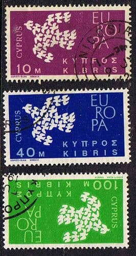 Cyprus 1962 Europa Set Fine Used