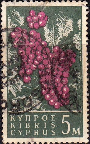Cyprus 1962 Grapes SG 212 Fine Used