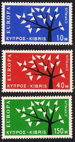Cyprus 1963 Europa Set Fine Mint