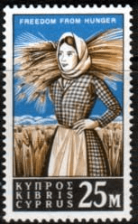 Cyprus 1963 Freedom From Hunger SG 227 Fine Mint