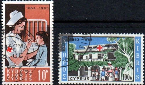 Cyprus 1963 Red Cross Centenary Set Fine Used