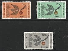Cyprus 1965 Europa Set Fine Mint