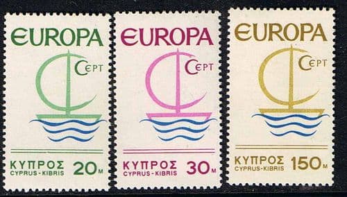 Cyprus 1966 Europa Set Fine Mint