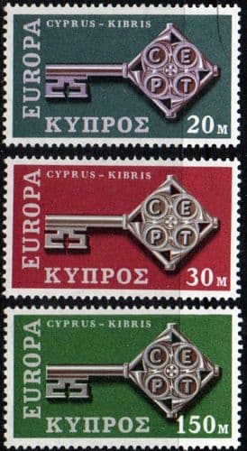 Cyprus 1968 Europa Set Fine Mint