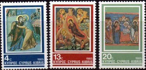 Cyprus 1985 Christmas Set Fine Mint