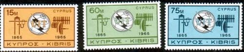 Cyprus International Telecomunication Union Set Fine Mint