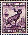 Newfoundland 1932 SG 225 Reindeer Die I Fine Mint