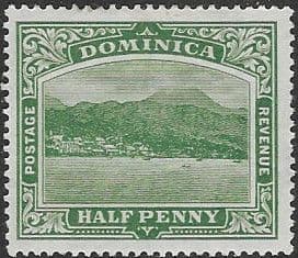 Dominica 1907 Roseau From The Sea SG 37 Fine Mint