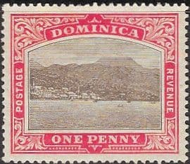 Dominica 1907 Roseau From The Sea SG 38 Fine Mint