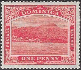 Dominica 1908 Roseau From The Sea SG 48 Fine Mint