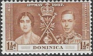 Dominica 1937 King George VI Coronation SG 97 Fine Mint